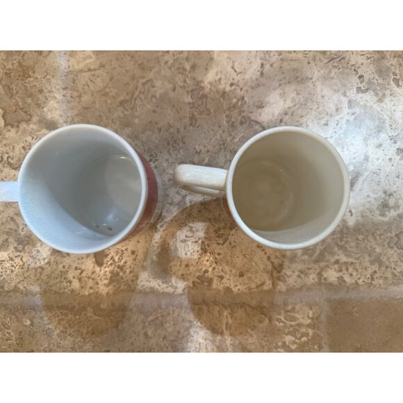 Campbells Soup Mug Set Of 2 Classic Ceramic Cups Red & White Andy Warhol Art Kit - Picture 4 of 5